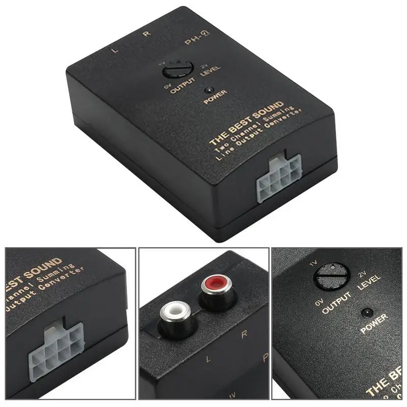 2019 New Car Stereo 2-Channel Line Adjustable Amplifier Adapter Converter Output Amplifier Adapter RCA Car Line Black
2019 New Car Stereo 2-Channel Line Adjustable Amplifier Adapter Converter Output Amplifier Adapter RCA Car Line Black