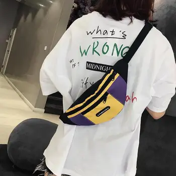 Female Male Splicing Color Shoulder Waist Bum Fanny Bags Women Men Casual Crossbody Chest Zipper Bags Unisex Fanny Belt Packs
Female Male Splicing Color Shoulder Waist Bum Fanny Bags Women Men Casual Crossbody Chest Zipper Bags Unisex Fanny Belt Packs