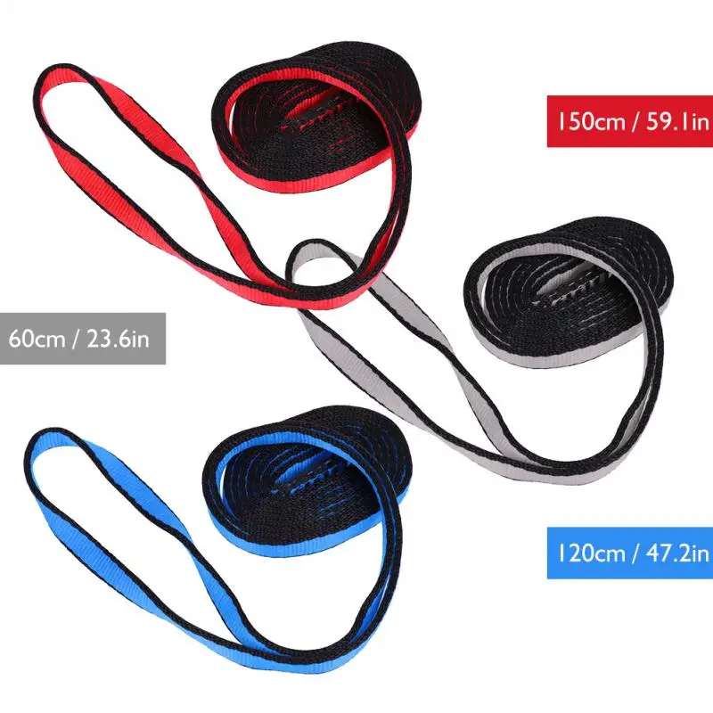 60/120/150cm 23KN Mountaineering Climbing Load Bearing Flat Belt Strap Durable Outdoor Rock Climbing Safety Rope Equipment
60/120/150cm 23KN Mountaineering Climbing Load Bearing Flat Belt Strap Durable Outdoor Rock Climbing Safety Rope Equipment