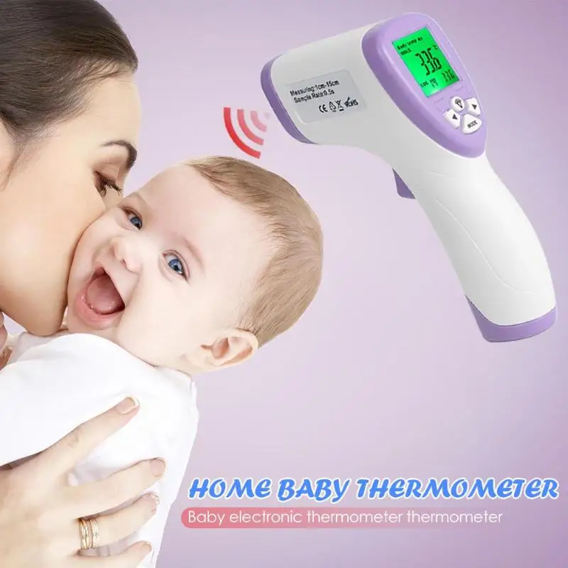 Digital Termometer Forehead Non Contact Infrared Baby Thermometer Adult Body Temperature Meter
Digital Termometer Forehead Non Contact Infrared Baby Thermometer Adult Body Temperature Meter