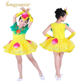 Children Dancewear Chicken Cuckoo Performance Costumes Birds Dance Peacock Dance Pantheon Skirt sequins latin dance dress
Children Dancewear Chicken Cuckoo Performance Costumes Birds Dance Peacock Dance Pantheon Skirt sequins latin dance dress