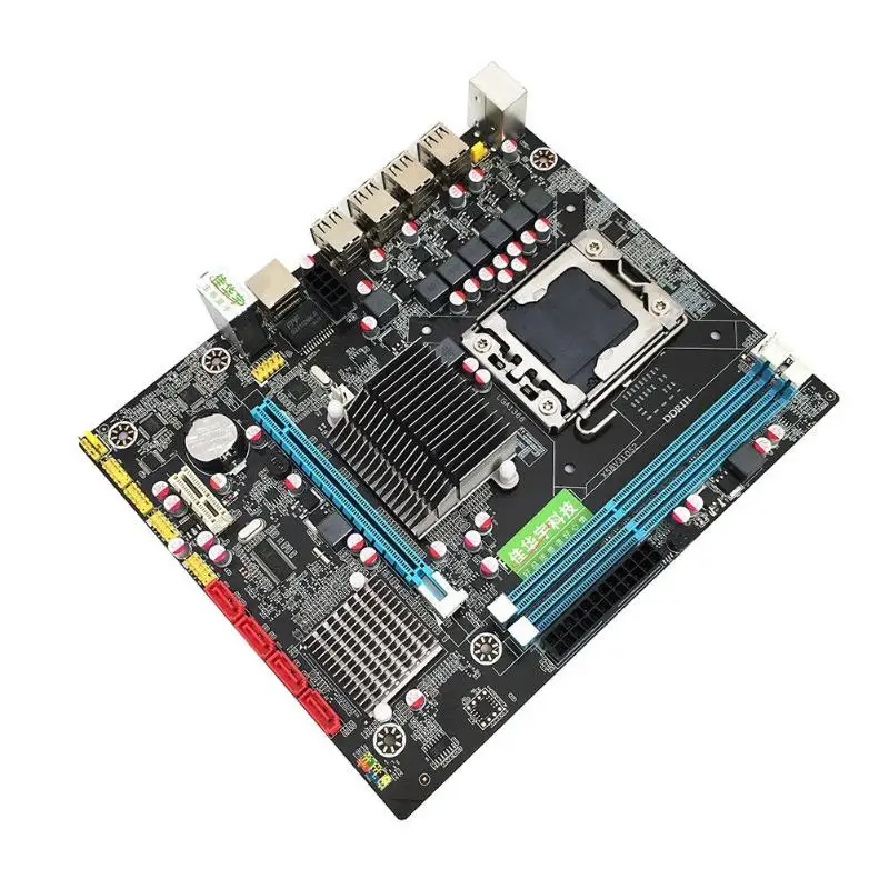 X58 RX LGA 1366 Motherboard Dual DDR3 Slot Support REG ECC Server Memory and Xeon Processor Spports 12 USB Interfaces
X58 RX LGA 1366 Motherboard Dual DDR3 Slot Support REG ECC Server Memory and Xeon Processor Spports 12 USB Interfaces