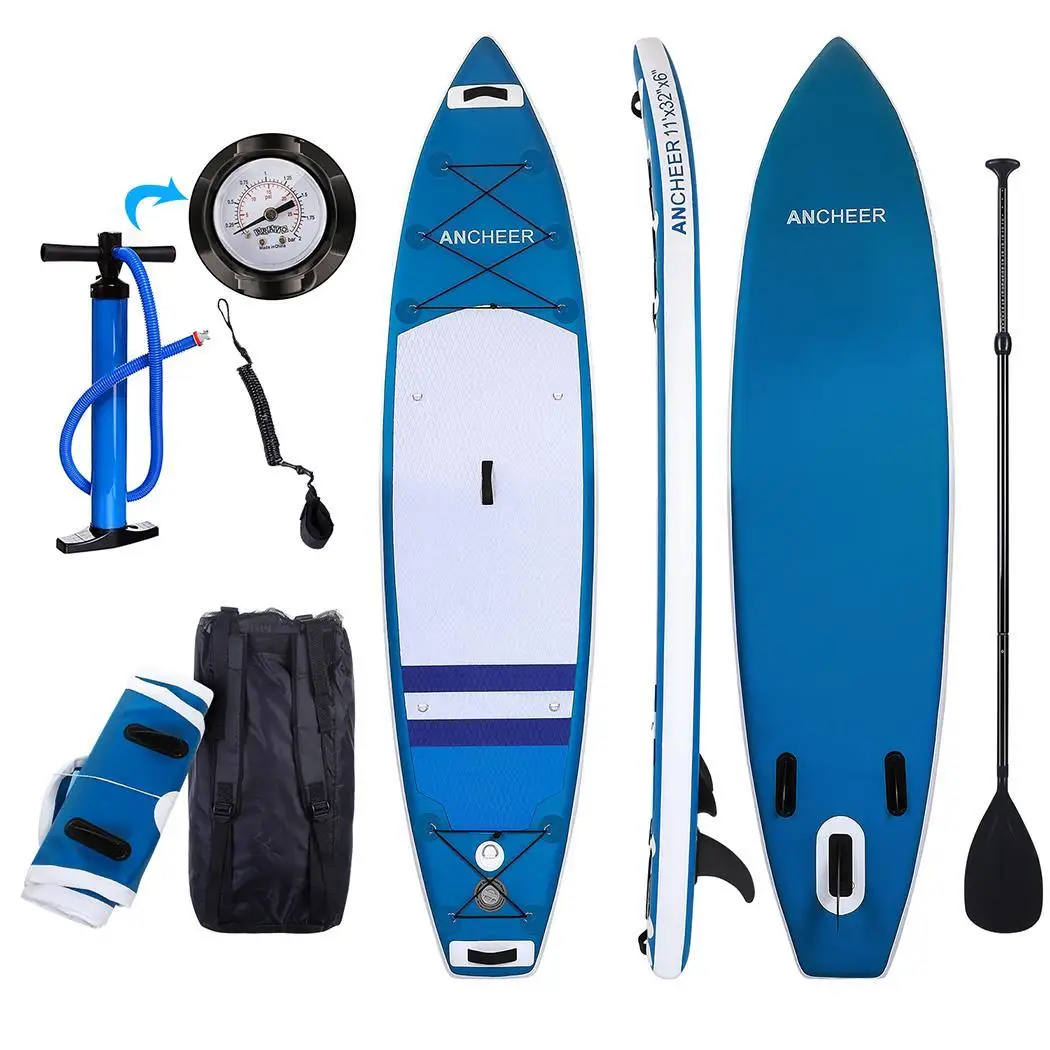 Double-layer Surf Board All-purpose Adjustable Stand Up Paddle Inflatable 1000D Brushed Surfboard Paddle Board 330 x 80 x 18 cm 
Double-layer Surf Board All-purpose Adjustable Stand Up Paddle Inflatable 1000D Brushed Surfboard Paddle Board 330 x 80 x 18 cm
