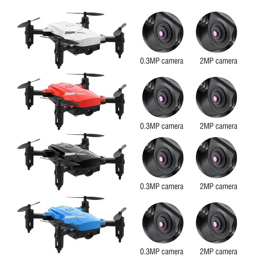 

2.4GHz LF602 4 Channels Foldable WiFi HD Camera 0.3MP 2MP Drone Headless Mode Altitude Hold One-key return RC Quadcopter