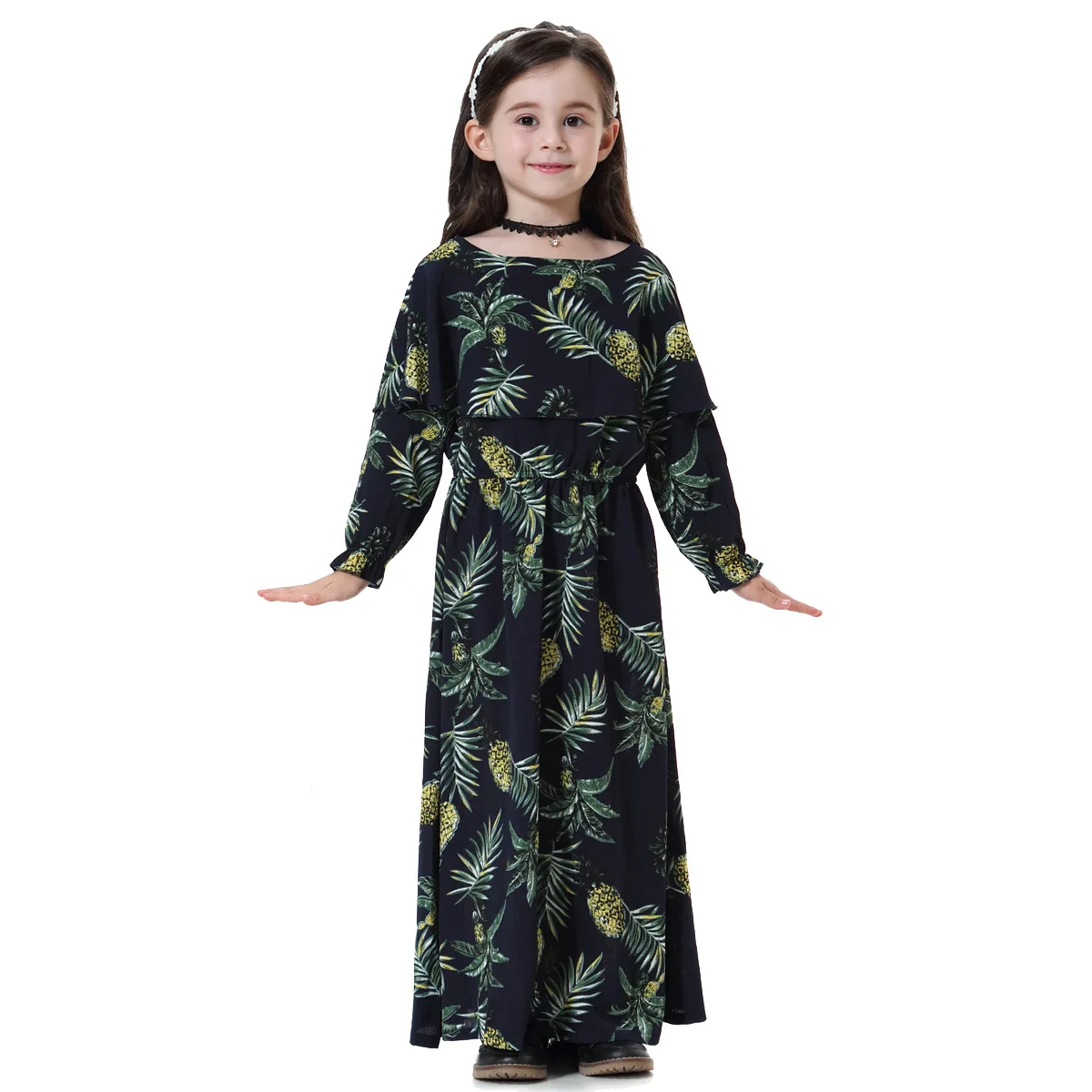 Printing Fashion Long Muslim Dress Children Abaya Islamic for Girl Malaysia Arabian Dress Moroccan Kaftan TH608
Printing Fashion Long Muslim Dress Children Abaya Islamic for Girl Malaysia Arabian Dress Moroccan Kaftan TH608