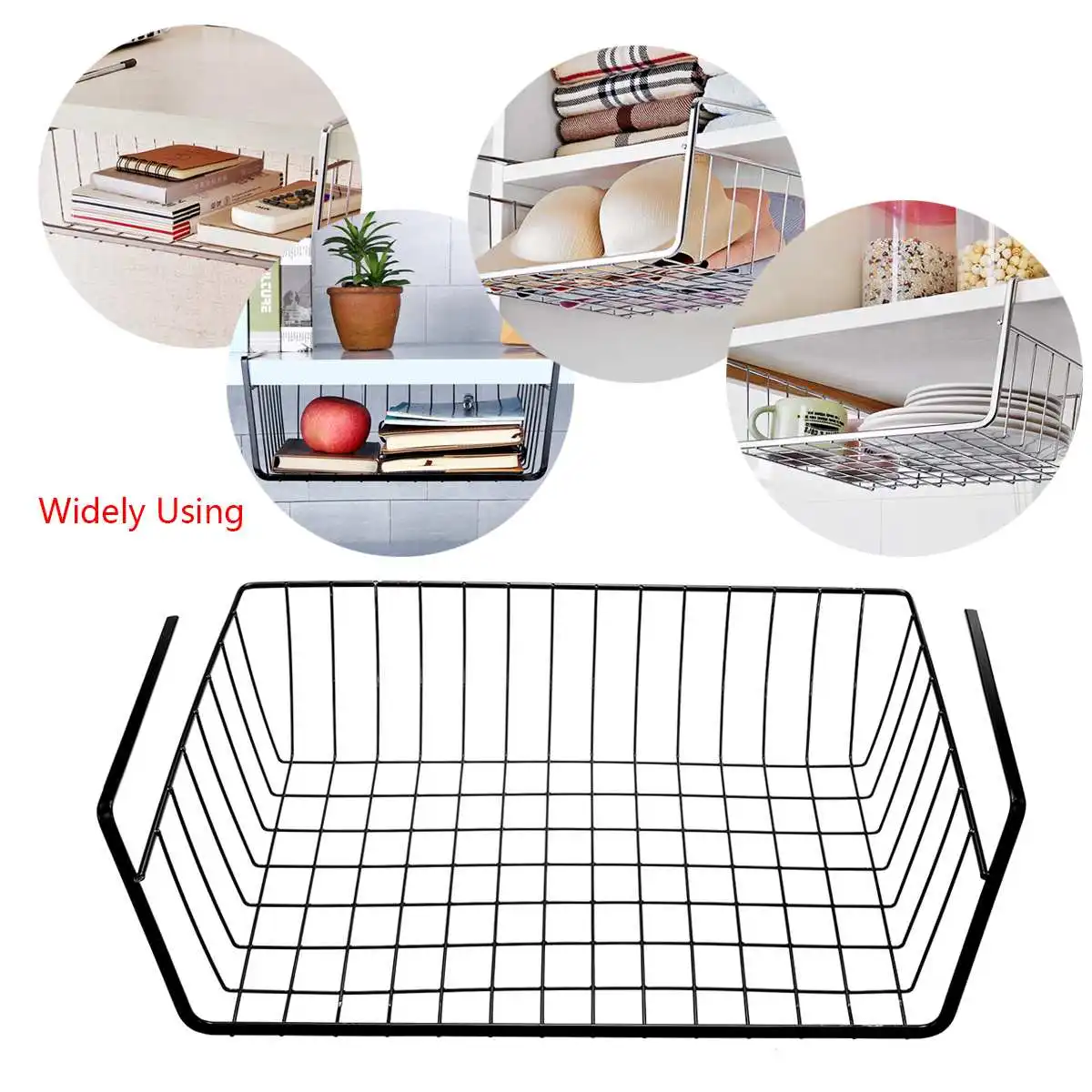 1 PC Iron Hanging Basket Outdoor Camping Picnic Storage Baskets Barbecue Kitchen Debris Storage Rack Black/White for Wardrobes
1 PC Iron Hanging Basket Outdoor Camping Picnic Storage Baskets Barbecue Kitchen Debris Storage Rack Black/White for Wardrobes