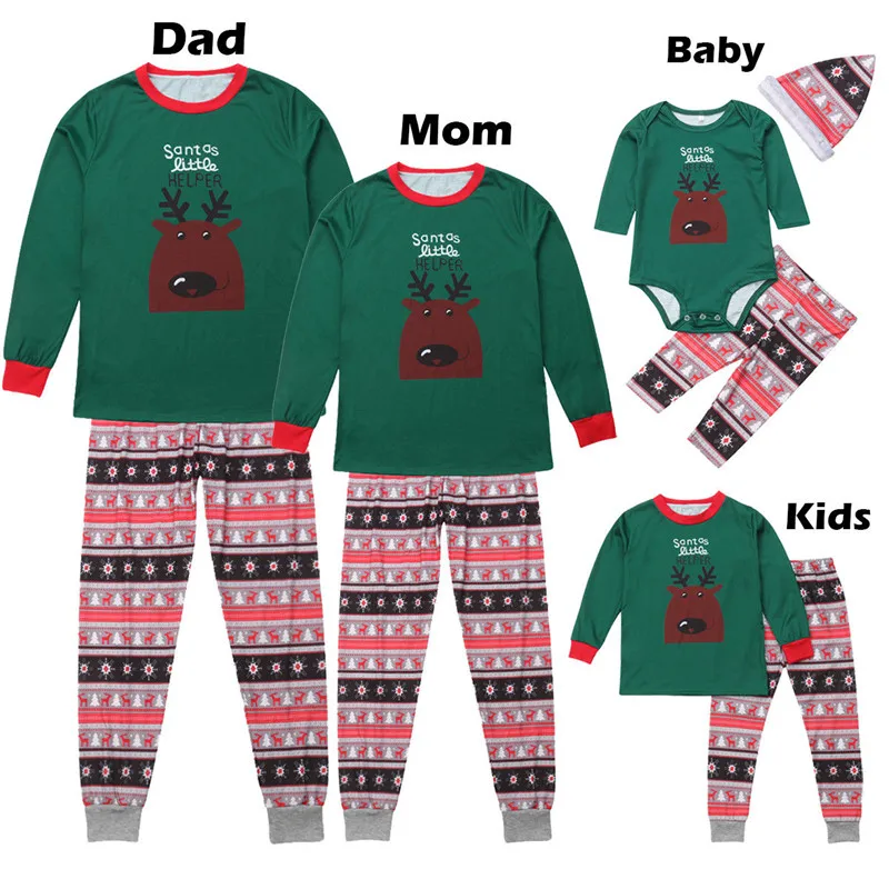 Family Matching New Year Christmas Family Pajamas Set Cartoon Adult Baby Kids Long Sleeve Sleepwear Nightwear Pyjamas Costume
Family Matching New Year Christmas Family Pajamas Set Cartoon Adult Baby Kids Long Sleeve Sleepwear Nightwear Pyjamas Costume
