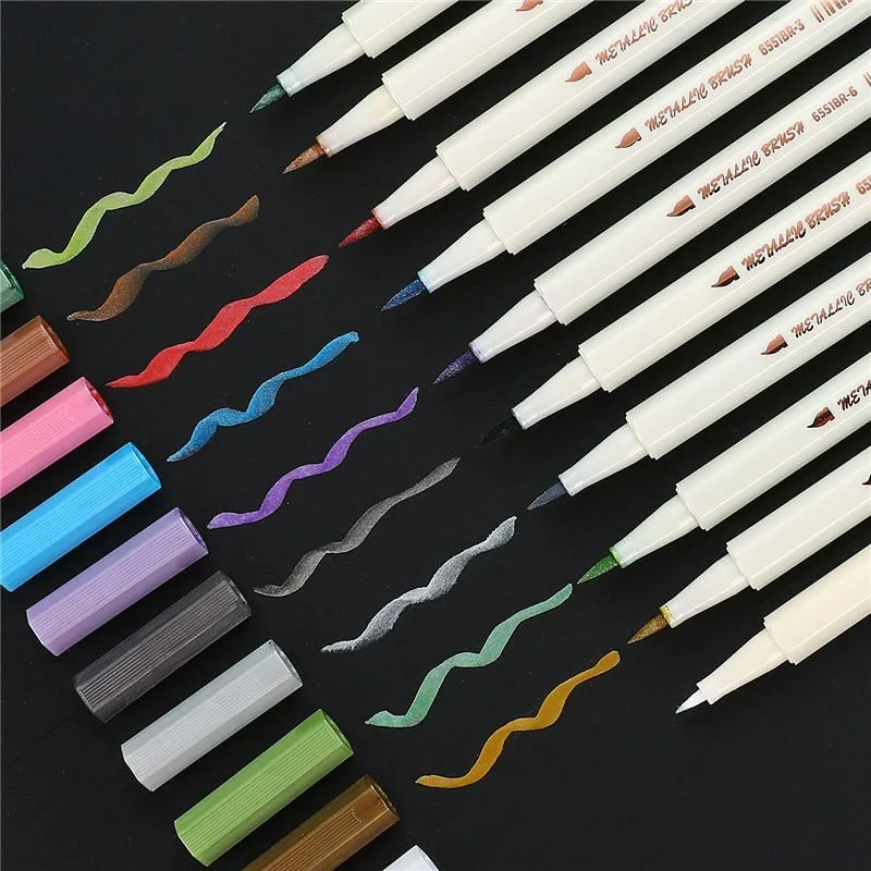 10 Colors STA Doodle Metallic School Art Supplies Markers Brush Pen Fineliner Permanent Marker Whiteboard Marker 04312
10 Colors STA Doodle Metallic School Art Supplies Markers Brush Pen Fineliner Permanent Marker Whiteboard Marker 04312