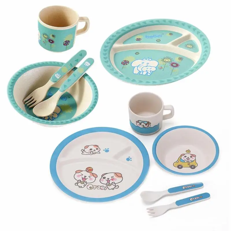 Baby Feeding Bowl Plate Dishes Fork Spoon Cup 5pcs/Set Children Tableware Children Food Container Kindergarten Baby Tableware
Baby Feeding Bowl Plate Dishes Fork Spoon Cup 5pcs/Set Children Tableware Children Food Container Kindergarten Baby Tableware