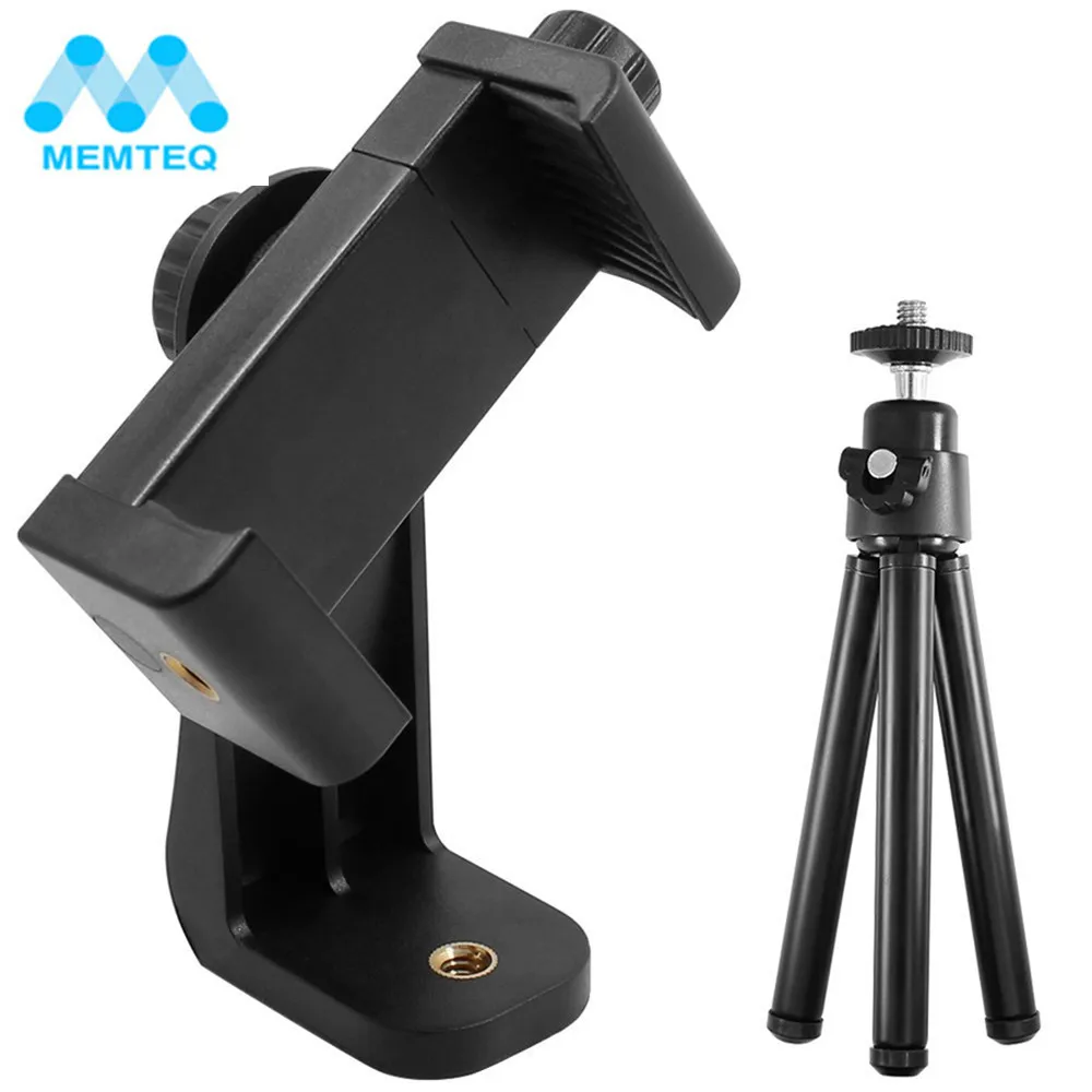 MEMTEQ Universal Adjustable Tripod Stand Cell Phone Pad Height Steady Portable 360 Degree Rotation Tripod for IPhone Samsung Etc
MEMTEQ Universal Adjustable Tripod Stand Cell Phone Pad Height Steady Portable 360 Degree Rotation Tripod for IPhone Samsung Etc