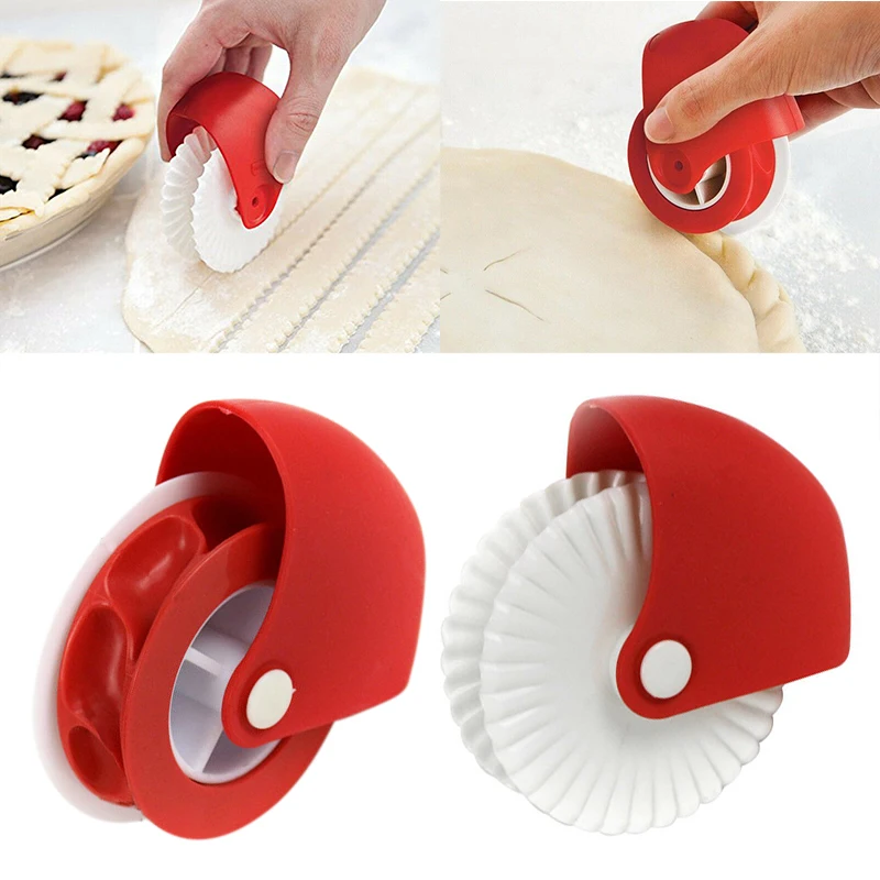Pizza Lattice Pastry Cutter Pie Decoration Cutter Plastic Wheel Roller for Pizza Pastry Pie Crust Baking Cutter Tool
Pizza Lattice Pastry Cutter Pie Decoration Cutter Plastic Wheel Roller for Pizza Pastry Pie Crust Baking Cutter Tool