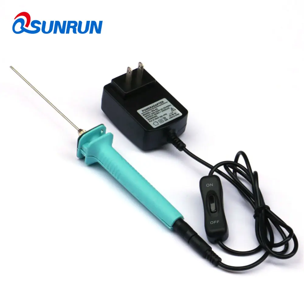 QSUNRUN 20 CM / 7.9" Electric Cutter Pen Styro Foam Polystyrene Heat Hot Wire Craft Cutting Tool with Adaptor 100-240V/15W
QSUNRUN 20 CM / 7.9" Electric Cutter Pen Styro Foam Polystyrene Heat Hot Wire Craft Cutting Tool with Adaptor 100-240V/15W