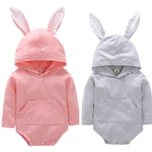 Toddler Infant Baby Kids Boy Girls Long Sleeve Rabbit Ear Bodysuit Pure Color Hooded Casual Clothes Outfits
Toddler Infant Baby Kids Boy Girls Long Sleeve Rabbit Ear Bodysuit Pure Color Hooded Casual Clothes Outfits