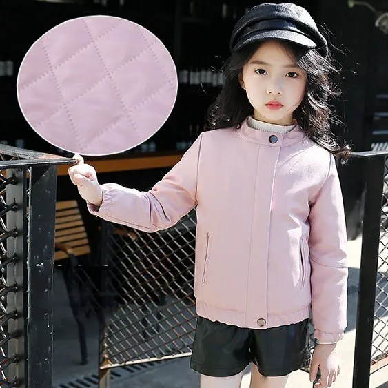 PU Jaket For Kids Girls Autumn Winter Cotton Padded Children Kids Clothes Baby Girls Coats 2018 5 6 7 8 9 10 11 12 13 Years
PU Jaket For Kids Girls Autumn Winter Cotton Padded Children Kids Clothes Baby Girls Coats 2018 5 6 7 8 9 10 11 12 13 Years