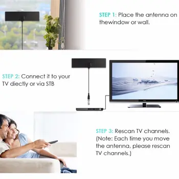 Hot 2019 Black Flat Digital Indoor Amplified TV Antenna HD HDTV 200 Mile Range Home Tool
Hot 2019 Black Flat Digital Indoor Amplified TV Antenna HD HDTV 200 Mile Range Home Tool