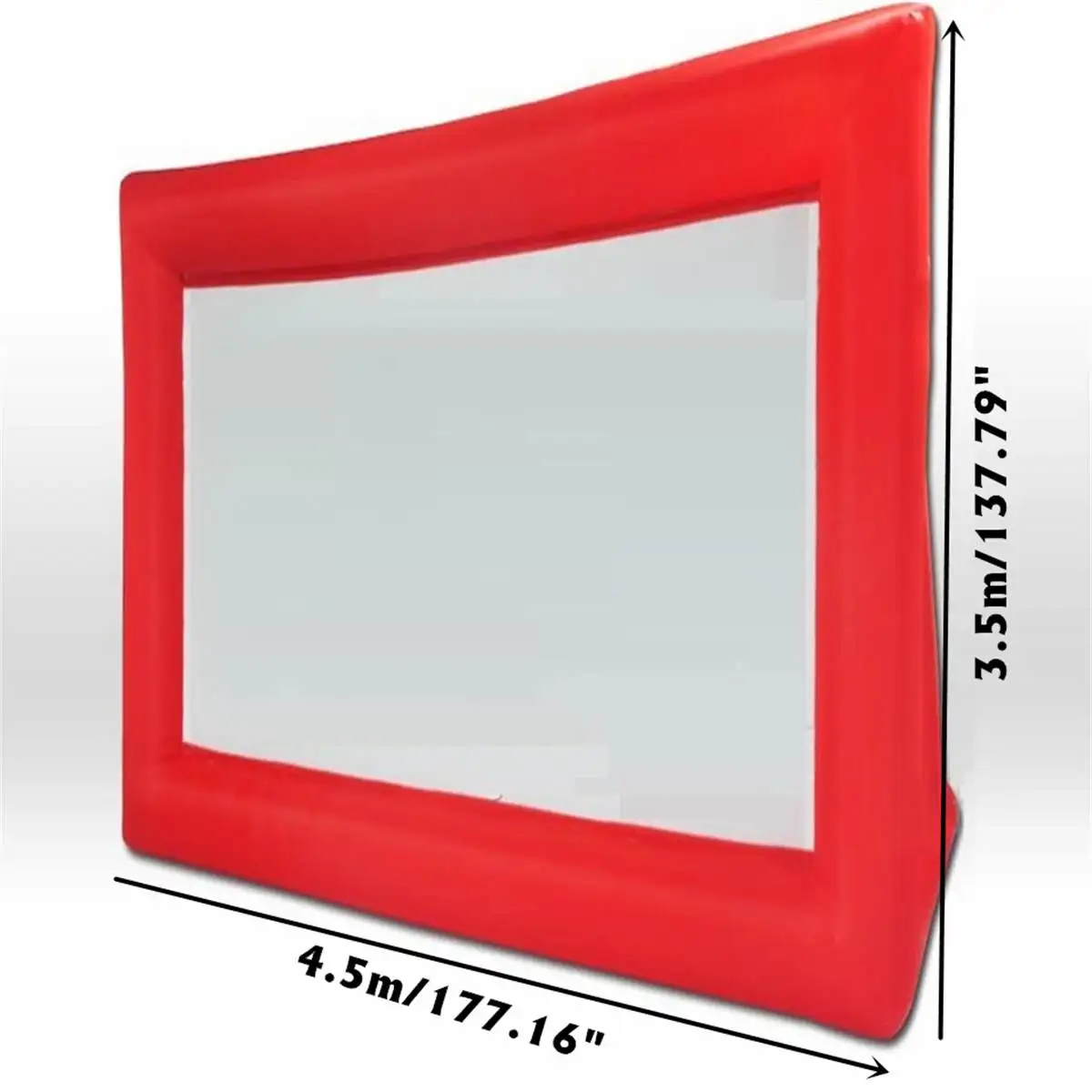 Inflatable Movie Screen Fun Outdoor Cinema Movie Theatre Rear Projection film Screen For Home Kids Toys Gifts 4.5X3.5m Red
Inflatable Movie Screen Fun Outdoor Cinema Movie Theatre Rear Projection film Screen For Home Kids Toys Gifts 4.5X3.5m Red