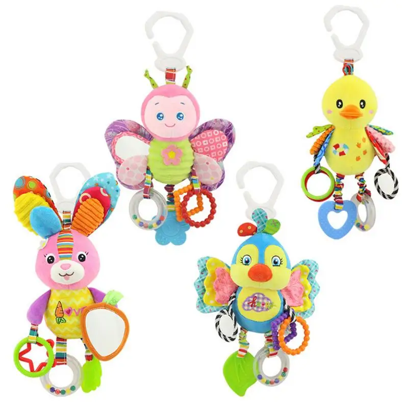 Cartoon Bird Rabbit/butterfly Animal Baby Bed Stroller Hanging Rattles Newborn Mobile Rabbit Teether Appease Plush Toy
Cartoon Bird Rabbit/butterfly Animal Baby Bed Stroller Hanging Rattles Newborn Mobile Rabbit Teether Appease Plush Toy