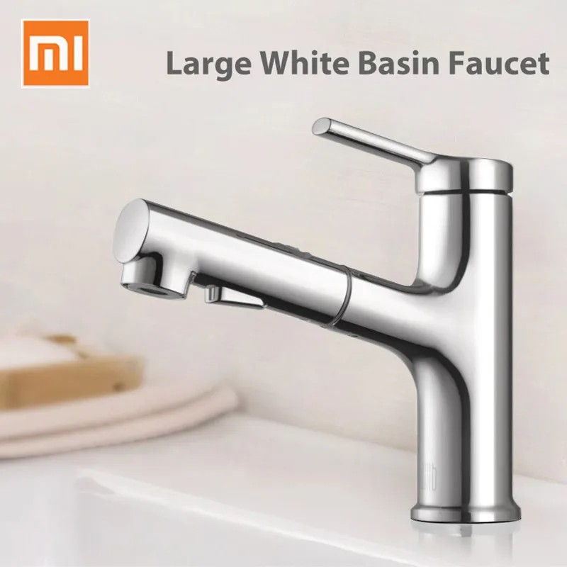 Xiaomi DABAI Bathroom Basin Sink Faucet W Pull Out Rinser Sprayer Gargle Brushing 2 Mode Mixer Tap Cold Hot Bathtub Faucet New
Xiaomi DABAI Bathroom Basin Sink Faucet W Pull Out Rinser Sprayer Gargle Brushing 2 Mode Mixer Tap Cold Hot Bathtub Faucet New