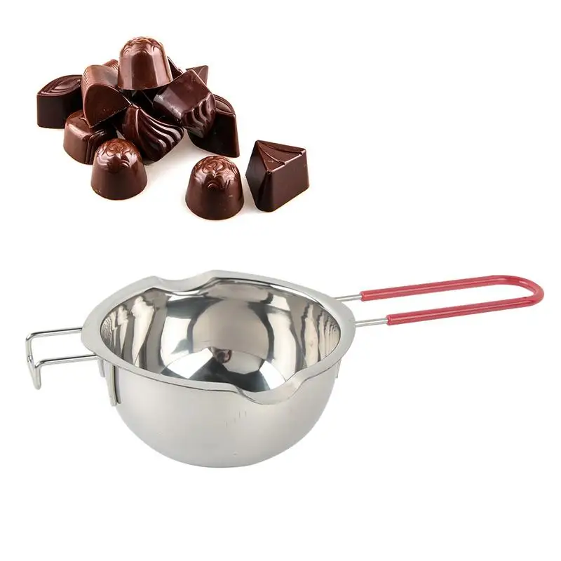 Cheese Melting Pot Stainless Steel Chocolate Pot Double Pan Milk Bowl Butter Candy Insulation Pastry Baking Tools Small Large
Cheese Melting Pot Stainless Steel Chocolate Pot Double Pan Milk Bowl Butter Candy Insulation Pastry Baking Tools Small Large
