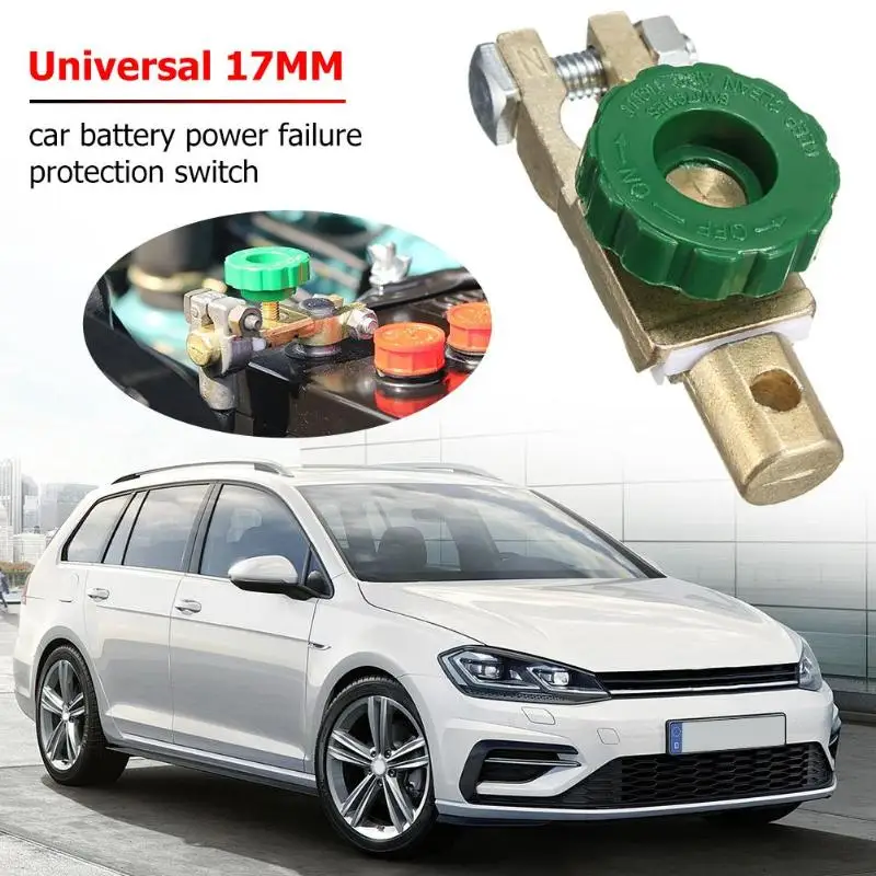 Universal 17mm Knob Auto Car Battery Link Terminal Quick Cut-off Disconnect Master Shut Switch Tool
Universal 17mm Knob Auto Car Battery Link Terminal Quick Cut-off Disconnect Master Shut Switch Tool