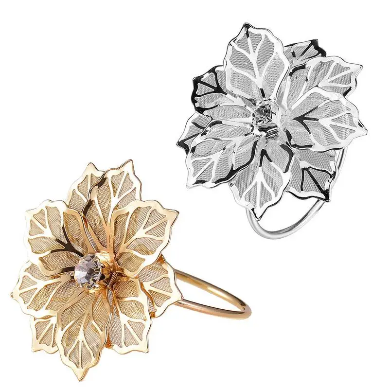 Creative Paper Towel Buckle Flower Shape Plate Decoration Crafts Jewelry Upscale Hotel Napkin Circle Cloth Buckle Decoration
Creative Paper Towel Buckle Flower Shape Plate Decoration Crafts Jewelry Upscale Hotel Napkin Circle Cloth Buckle Decoration