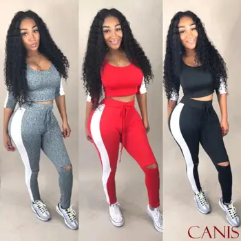 2PCS Women Ladies Tracksuit Hoodies Sweatshirt Tops and Pants Sportswear Casual Suit
2PCS Women Ladies Tracksuit Hoodies Sweatshirt Tops and Pants Sportswear Casual Suit