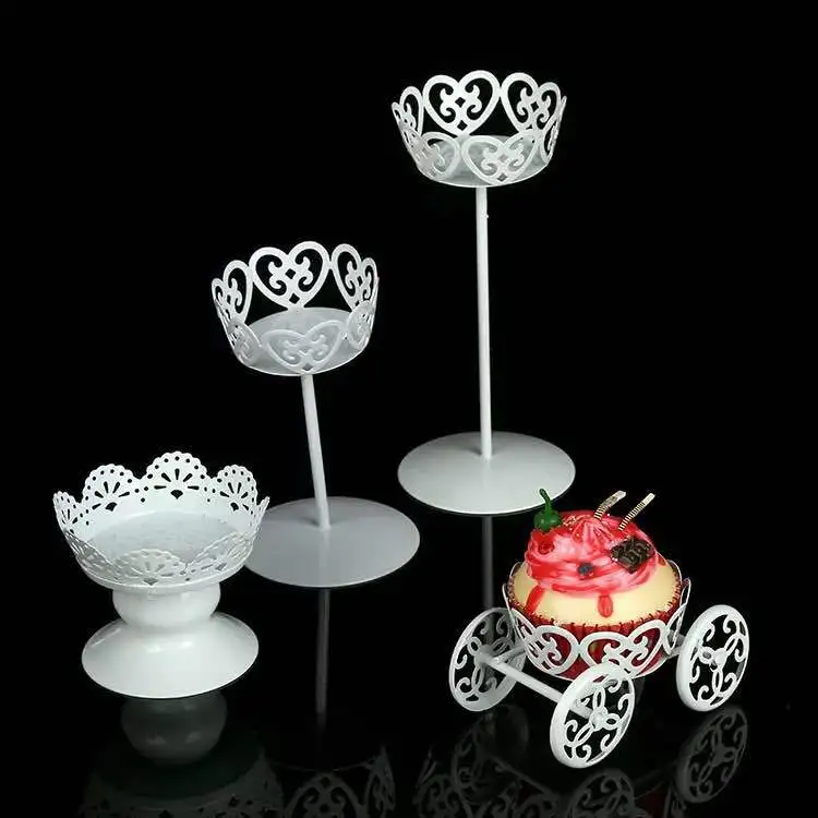 4pcs/set White Lace Mini Cupcake Stand Metal Iron Singlecup Table Decorating Candy Bar Party Dessert
4pcs/set White Lace Mini Cupcake Stand Metal Iron Singlecup Table Decorating Candy Bar Party Dessert