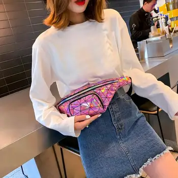 Holographic Waist Bags New Fashion Women Belt Bag Geometric Laser Phone Pouch Fanny Pack
Holographic Waist Bags New Fashion Women Belt Bag Geometric Laser Phone Pouch Fanny Pack
