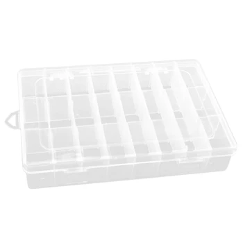 24 Compartment Slot Storage Box Practical Adjustable Plastic Case For Bead Rings Jewelry Display Organizer Storage Box Tool Co 
24 Compartment Slot Storage Box Practical Adjustable Plastic Case For Bead Rings Jewelry Display Organizer Storage Box Tool Co