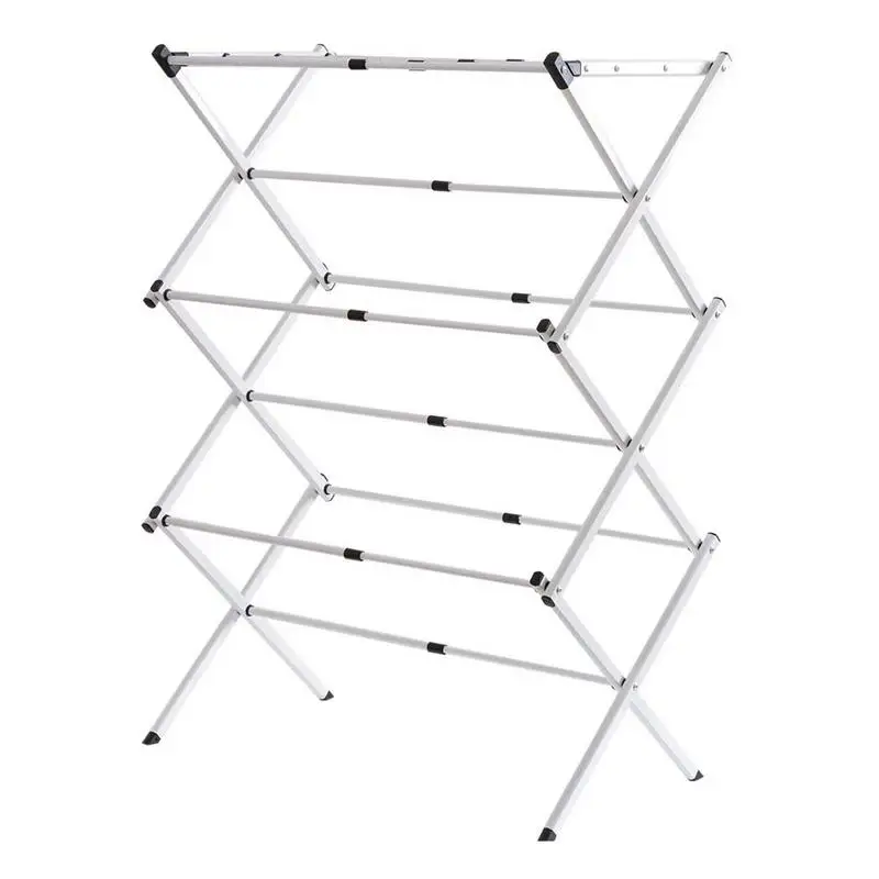 Home Wrought Iron Paint Multi-layer Folding Balcony Drying Rack Telescopic Drying Rack Floor Multi-function Storage Rack
Home Wrought Iron Paint Multi-layer Folding Balcony Drying Rack Telescopic Drying Rack Floor Multi-function Storage Rack