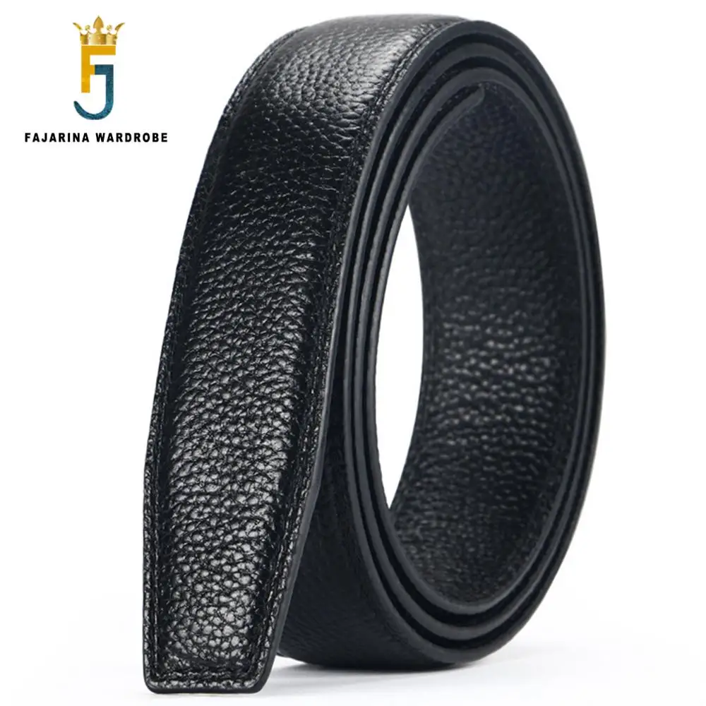 FAJARINA High Quality Cow Genuine Skin Cowhide Leather Black Belt Automatic Ratchet Styles Belts Strap without Buckle FJ18026
FAJARINA High Quality Cow Genuine Skin Cowhide Leather Black Belt Automatic Ratchet Styles Belts Strap without Buckle FJ18026