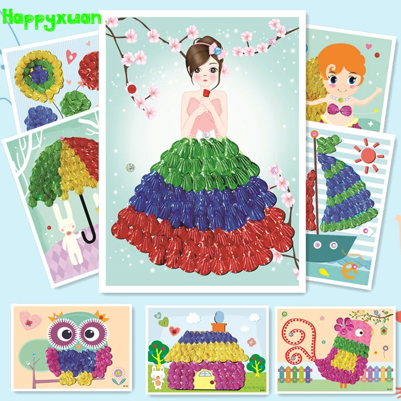 Happyxuan 3pcs Shell Painting Set Kids DIY Art and Crafts Kit Material Kindergarten Children Creative Toy for Girls Educational
Happyxuan 3pcs Shell Painting Set Kids DIY Art and Crafts Kit Material Kindergarten Children Creative Toy for Girls Educational