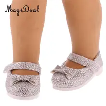 1Pair Fashion Sequin Bowknot Sneakers Shoes with Bow Bling Bling for 18 Inch Dolls Acc Silver
1Pair Fashion Sequin Bowknot Sneakers Shoes with Bow Bling Bling for 18 Inch Dolls Acc Silver