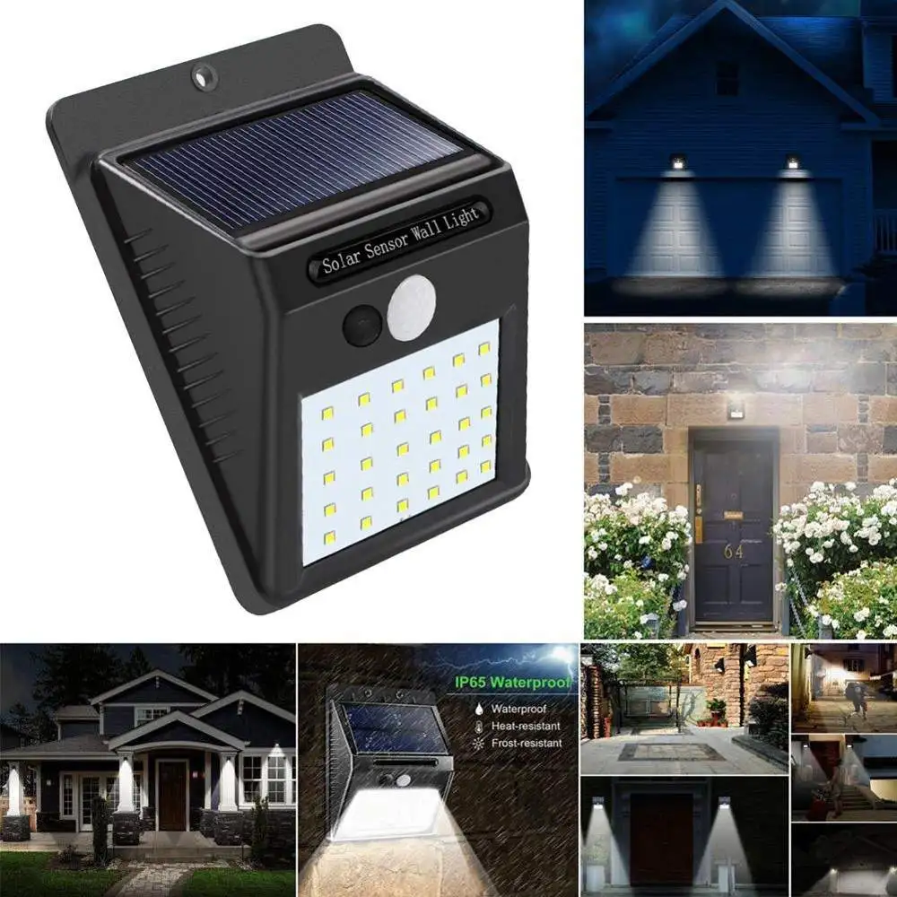 8/12/20/25/30/40 LED Solar Lamps Solar Power PIR Motion Sensor Wall Light Outdoor Waterproof Street Yard Path Home Garden Lamp
8/12/20/25/30/40 LED Solar Lamps Solar Power PIR Motion Sensor Wall Light Outdoor Waterproof Street Yard Path Home Garden Lamp