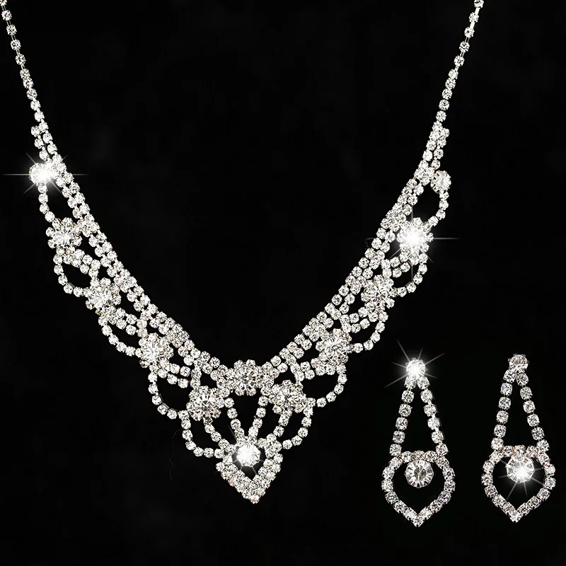 Crystal han edition of the new design and high quality female wedding bridal bridesmaid jewellery necklace+earrings N180
Crystal han edition of the new design and high quality female wedding bridal bridesmaid jewellery necklace+earrings N180