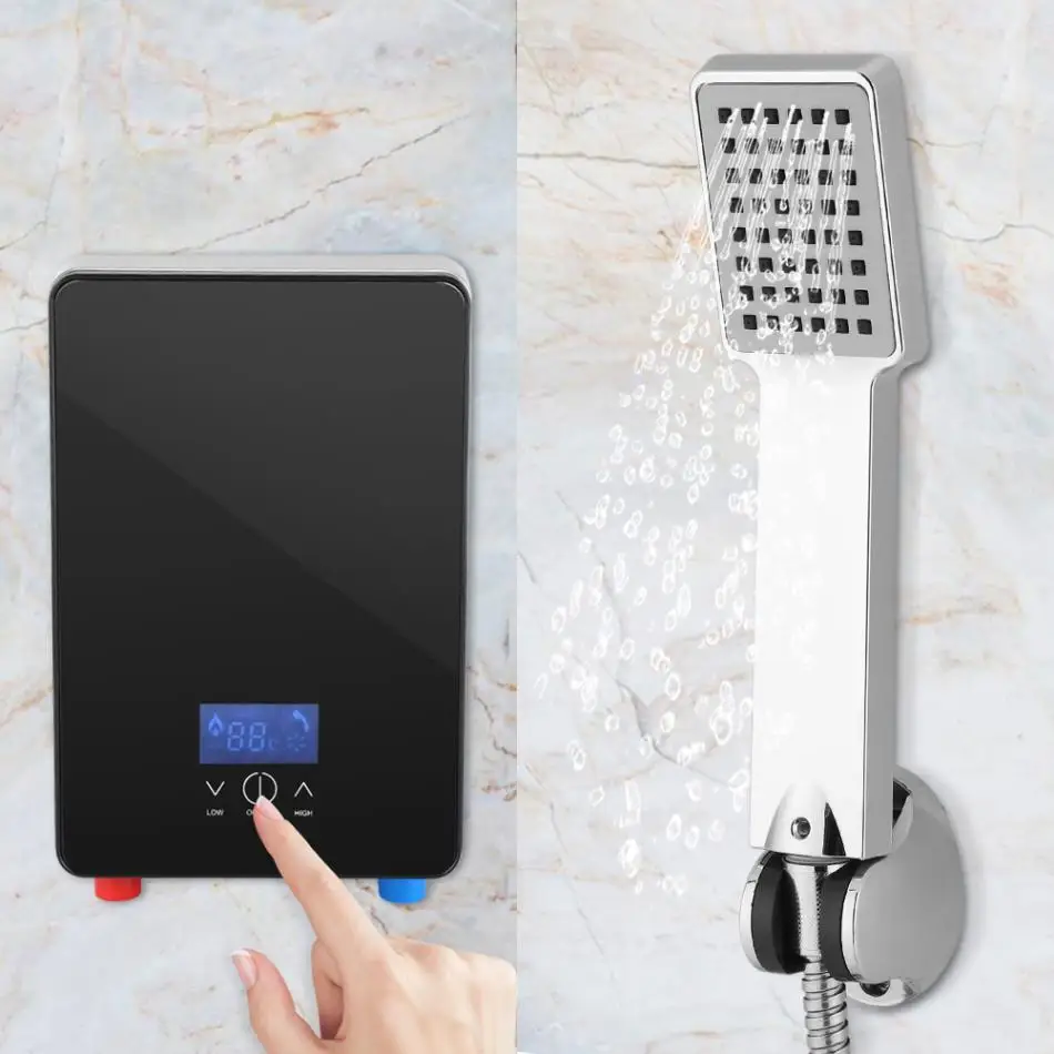 Instant Heating Electric Hot Water Heater 220V 6500W Overheating Protection Constant Temperature With Shower Nozzle hot
Instant Heating Electric Hot Water Heater 220V 6500W Overheating Protection Constant Temperature With Shower Nozzle hot