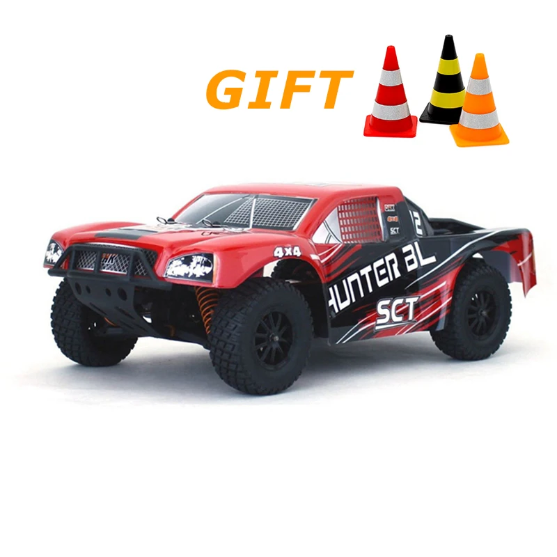 

DHK Hobby 8331 1/10 2.4G 4WD 56km/h High Speed Brushless Rc Car Short Course RTR Model With Mini Road Cone & Sticker