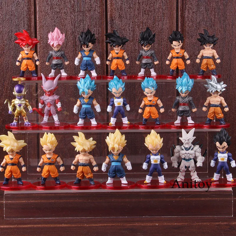 Action Figure Dragon Ball Goku Son Goku Vegeta Frieza Vegetto PVC Anime Figure Collectible Model Toy 21pcs/set
Action Figure Dragon Ball Goku Son Goku Vegeta Frieza Vegetto PVC Anime Figure Collectible Model Toy 21pcs/set