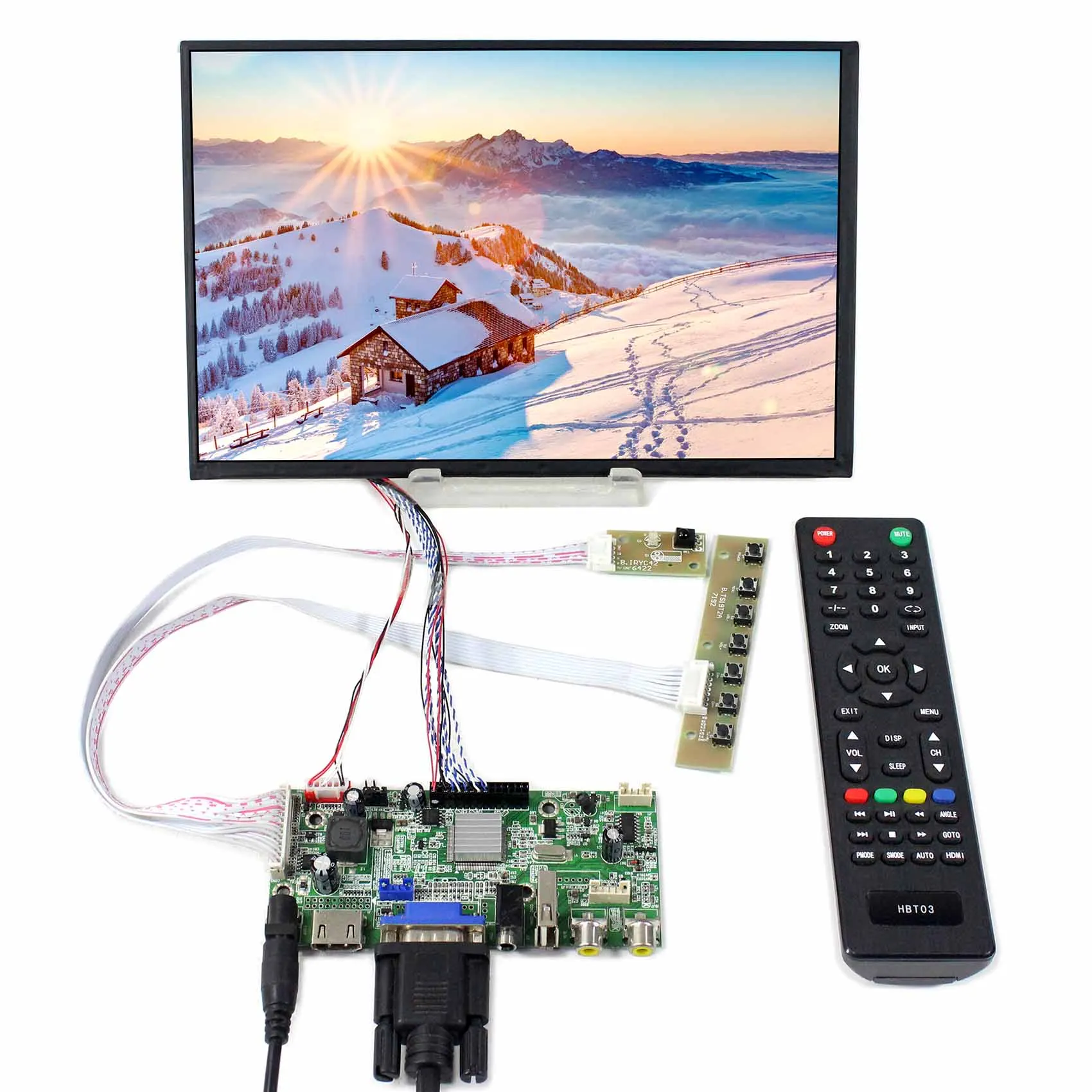 HDMI VGA 2AV USB LCD Board Work with LVDS Interface LCD Screen 10.1" M101NWWB R6 1280X800 LCD Screen
HDMI VGA 2AV USB LCD Board Work with LVDS Interface LCD Screen 10.1" M101NWWB R6 1280X800 LCD Screen