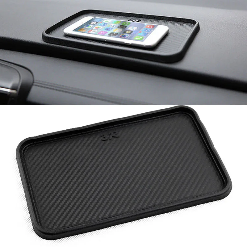 Black Car Front Dashboard Silicone Non-Slip Storage Catcher Pad Mat 200x128mm Car Interior Front Mat Organizer 200x128mm
Black Car Front Dashboard Silicone Non-Slip Storage Catcher Pad Mat 200x128mm Car Interior Front Mat Organizer 200x128mm
