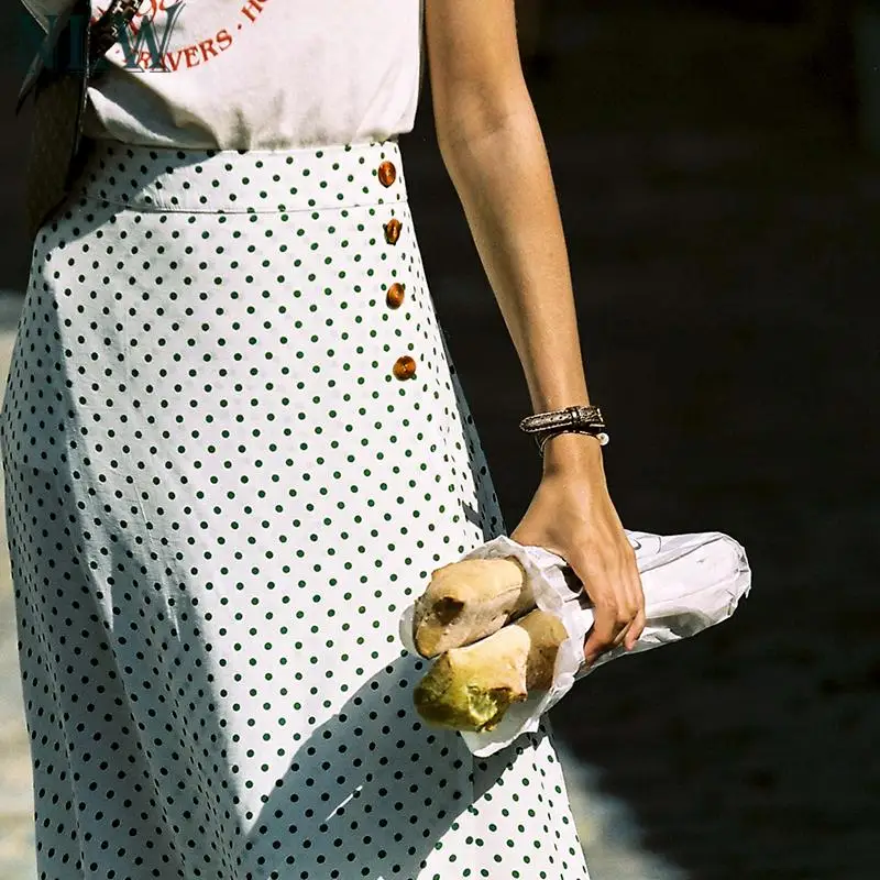NLW Button Sexy Summer 2019 Elegant Polka Dots Women Skirts Casual Party Vintage Mid Skirt Female Beach Skirts
NLW Button Sexy Summer 2019 Elegant Polka Dots Women Skirts Casual Party Vintage Mid Skirt Female Beach Skirts