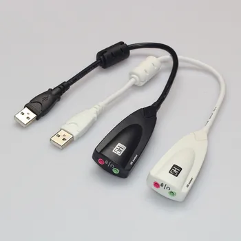 5HV2 Stereo Card 7.1 Channel With USB Cable Externale Sound Card for PC Game Black/White
5HV2 Stereo Card 7.1 Channel With USB Cable Externale Sound Card for PC Game Black/White