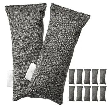 12 Packs Each Mini Bamboo Charcoal Bags Natural Air Purifier, Shoe Deodorizer and Odor Eliminator (Pack of 12 Bags)
12 Packs Each Mini Bamboo Charcoal Bags Natural Air Purifier, Shoe Deodorizer and Odor Eliminator (Pack of 12 Bags)