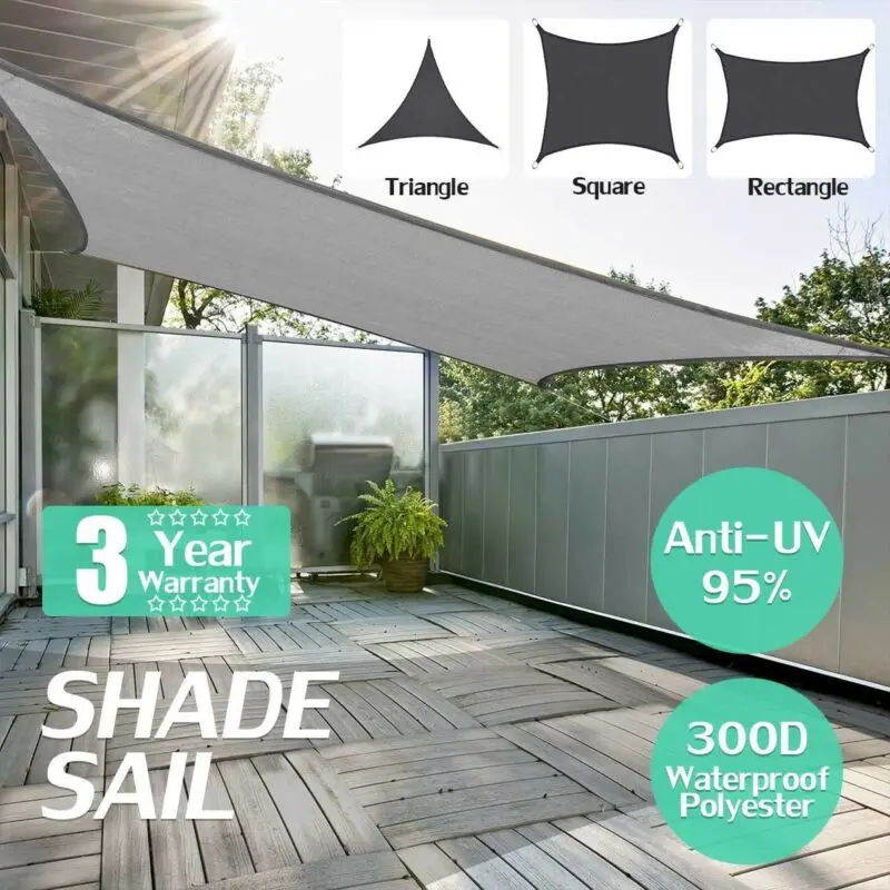 300D Waterproof Polyester Rectangle Awning Sun shading net Sun Shade Sail triangle Sun Shelter Pergola Canopy Tent Awning 40
300D Waterproof Polyester Rectangle Awning Sun shading net Sun Shade Sail triangle Sun Shelter Pergola Canopy Tent Awning 40