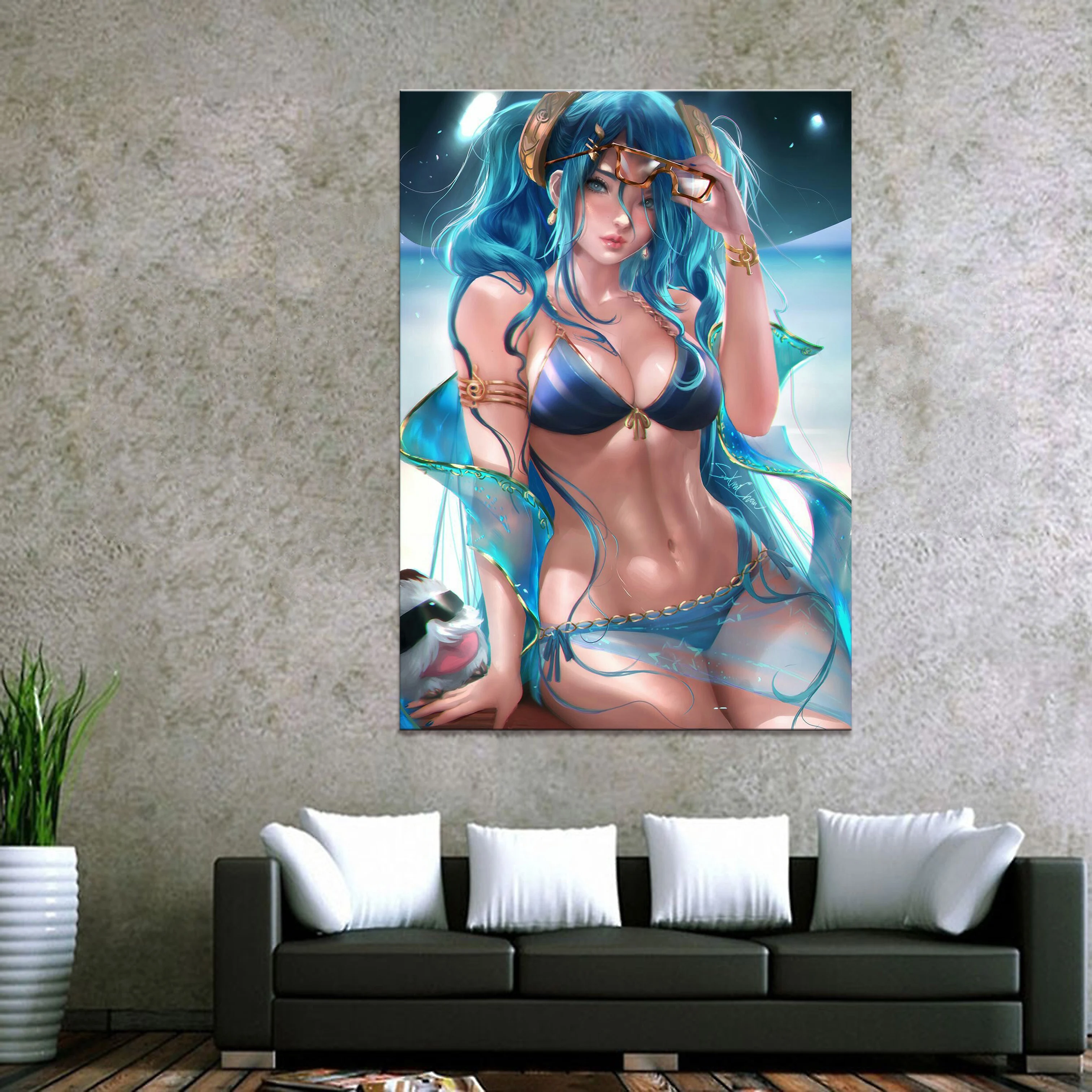 Home Decor Canvas League of Legends Sona Game 1 Piece Sexy Girl Art Poster Prints Picture Wall Decoration Painting Wholesale
Home Decor Canvas League of Legends Sona Game 1 Piece Sexy Girl Art Poster Prints Picture Wall Decoration Painting Wholesale