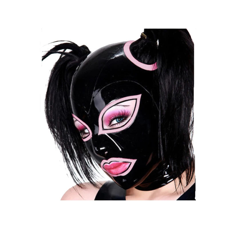 Latex Rubber Mask Cosplay Masquerade Open Mouth and Eyes Black With Pink Mask 0.4mm XXS-XXL
Latex Rubber Mask Cosplay Masquerade Open Mouth and Eyes Black With Pink Mask 0.4mm XXS-XXL