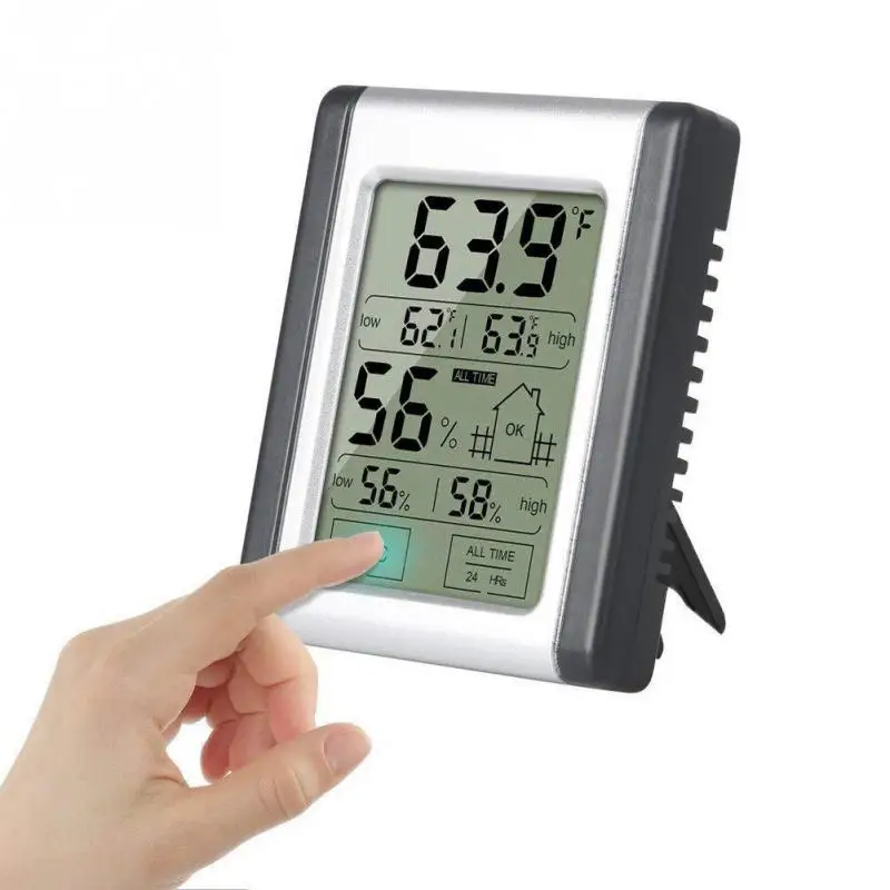 New Professional Electronic Temperature Humidity Meter Hygrometer Monitor Meter Digital Lcd Display Press Thermometer
New Professional Electronic Temperature Humidity Meter Hygrometer Monitor Meter Digital Lcd Display Press Thermometer