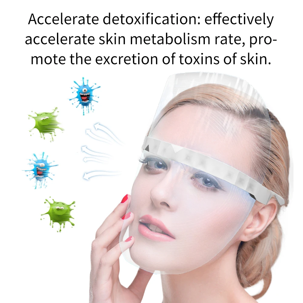 LED Photonic Skin Instrument 3 Colors Light Skin Care Facial Mask Wrinkle Acne Removal Skin Whitening Masks Smart Touching Type
LED Photonic Skin Instrument 3 Colors Light Skin Care Facial Mask Wrinkle Acne Removal Skin Whitening Masks Smart Touching Type