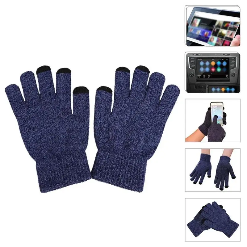 1 Pair Touch Screen Winter Gloves Warm Knitted Gloves Men Women Mobile Phone Cashmere Anti Slip Gloves Thicken Adults Glove
1 Pair Touch Screen Winter Gloves Warm Knitted Gloves Men Women Mobile Phone Cashmere Anti Slip Gloves Thicken Adults Glove