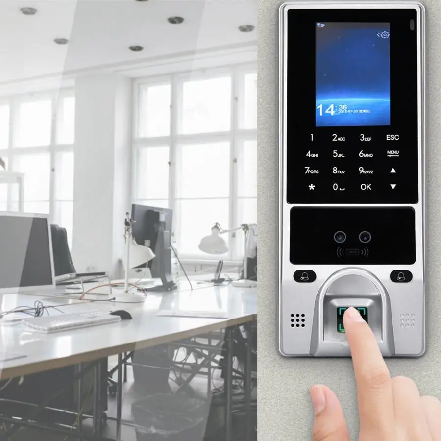Face Biometric Fingerprint Recognition IC Card Access Control Attendance System Automatic Door
Face Biometric Fingerprint Recognition IC Card Access Control Attendance System Automatic Door